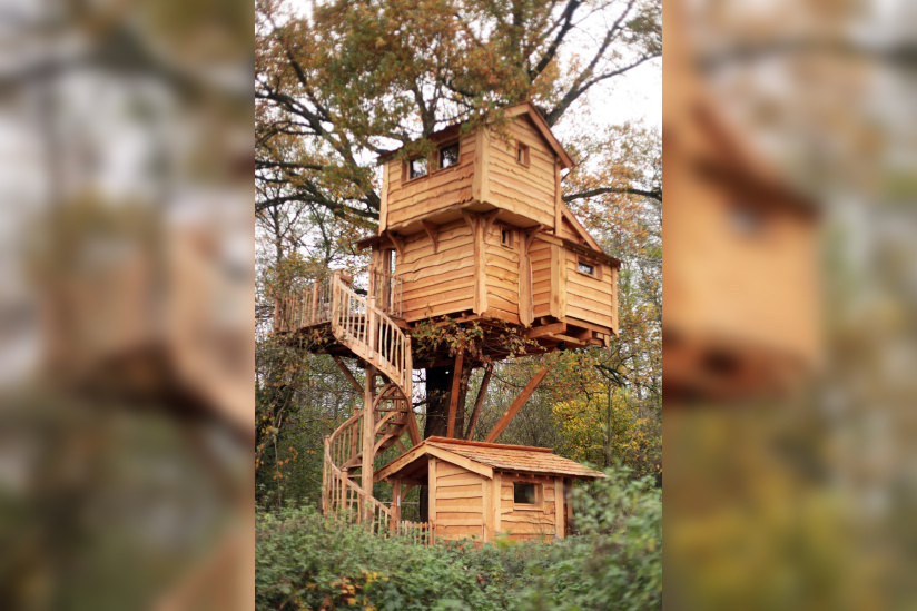 Les cabanes dans les arbres du Moulin