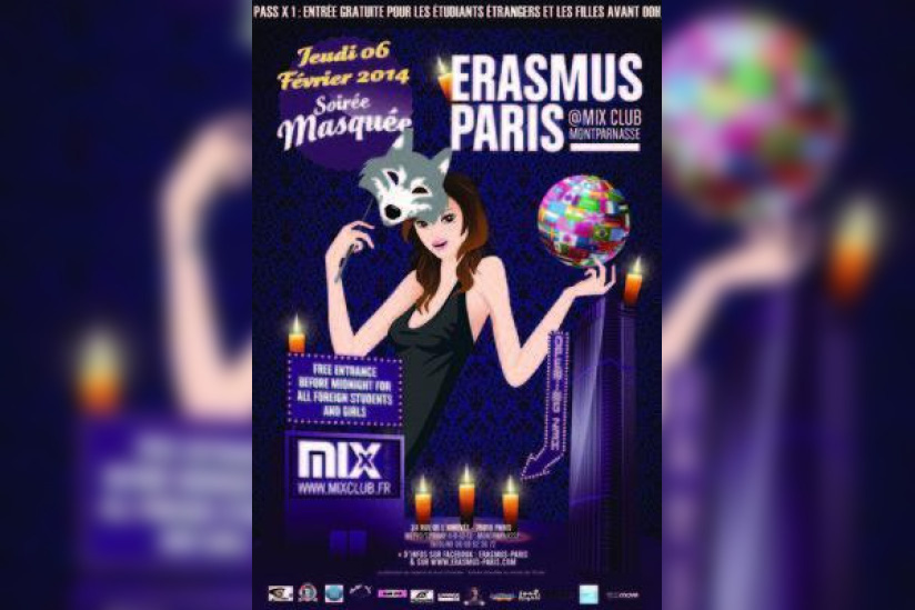 Erasmus Paris : Soirée Masquée