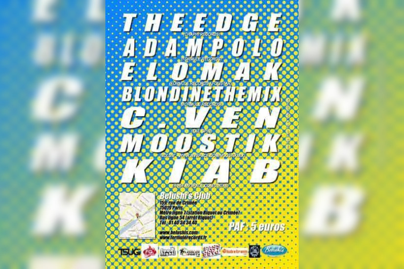 "FORMULE RECORDS" electro'dirty'house party ""