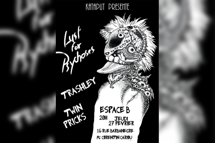 Concert Trashley + Twin Pricks + Lust For Psychoses