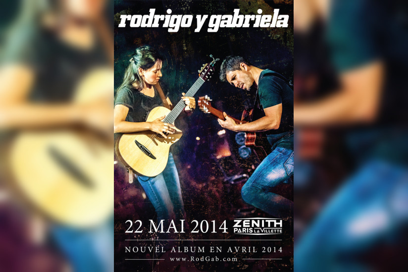 Rodrigo y Gabriela en concert au Zénith de Paris en mai 2014