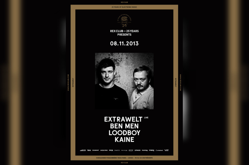 Rex Club « 25 years » avec Extrawelt et Loodboy 