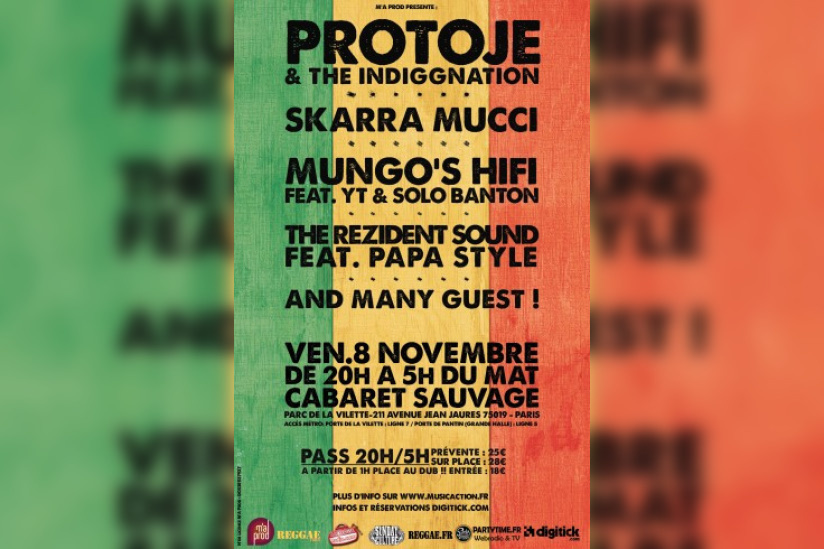 Protoje & The Indiggnation au Cabaret Sauvage