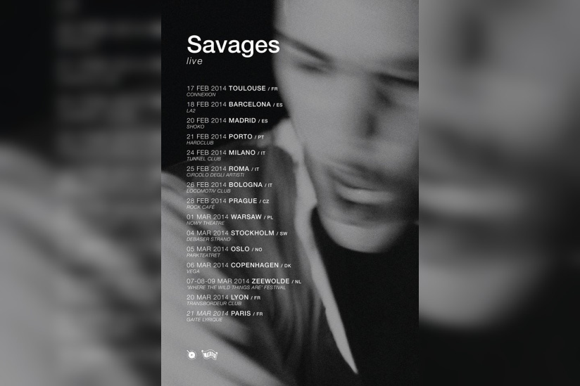 Savages en concert à la Gaîté Lyrique de Paris en 2014