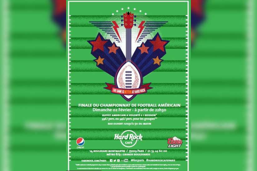 Vivez la finale du Super Bowl 2014 au Hard Rock Café Paris