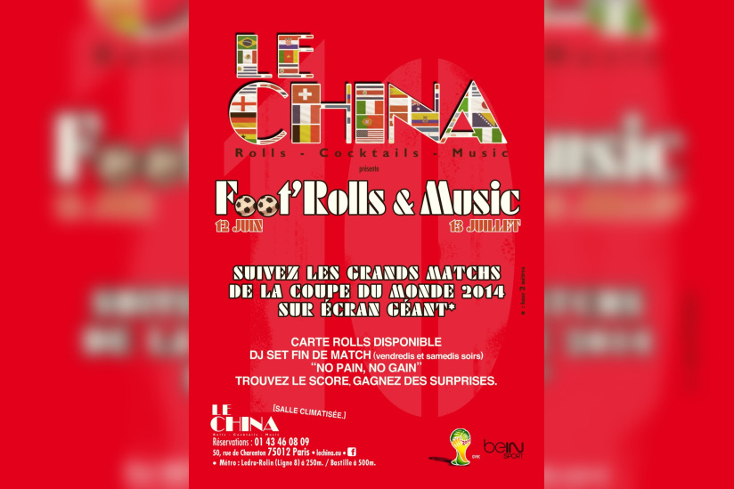 Coupe du monde de foot 2014 au China