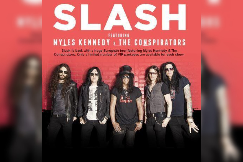 Slash feat. Myles Kennedy And The Conspirators en concerts au Zénith de Paris en 2014