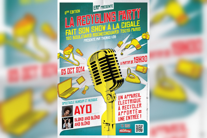 La Recycling Party 2014 fait son show à La Cigale avec Ayo