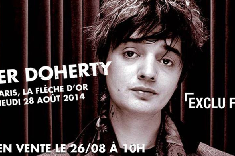 Pete Doherty en concert surprise à la Flèche d’Or le 28 août 