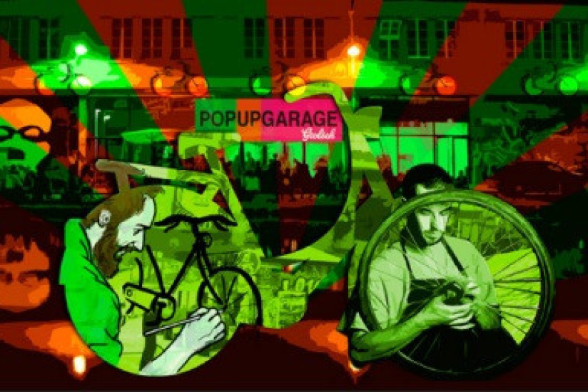 Pop Up Garage de Grolsch au Point Ephémère