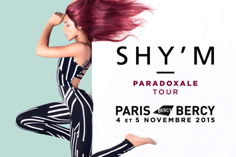 Shy'm en concerts à Paris Bercy en novembre 2015