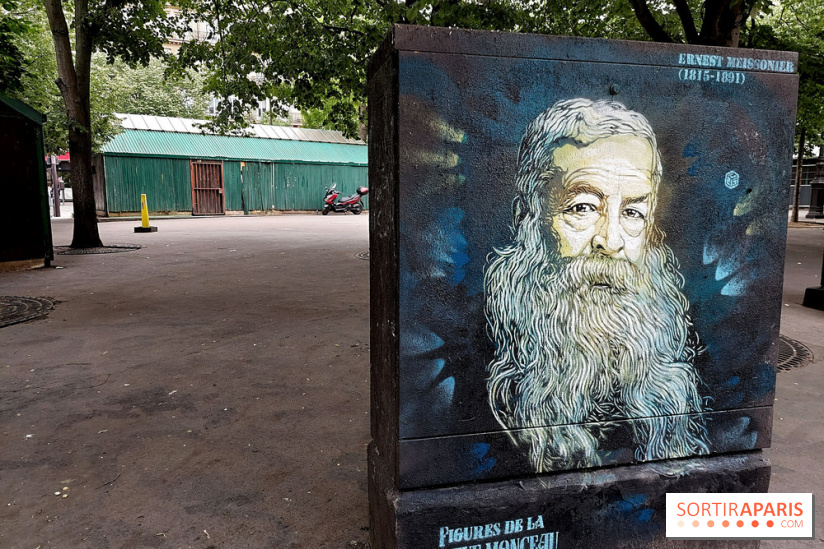 Street art : C215 réalise 11 portraits de figures célèbres dans le quartier de la Plaine Monceau