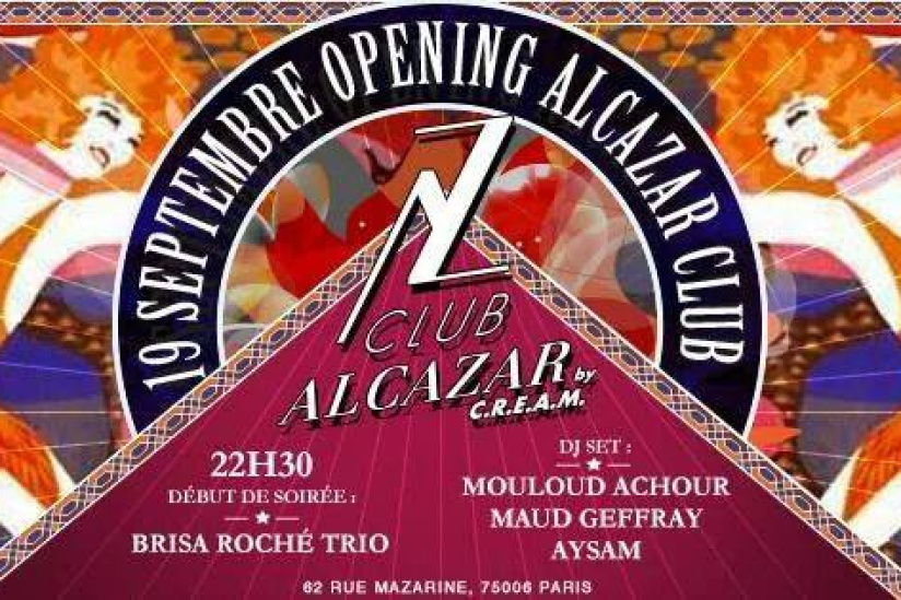 Alcazar Club : Grand Opening ce 19 septembre 2014