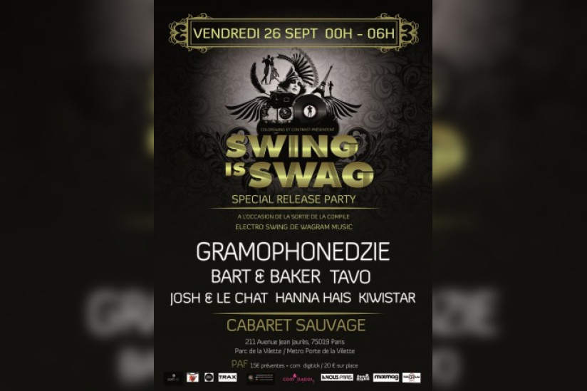 Swing is Swag au Cabaret Sauvage : Release Party Compil Electroswing VII