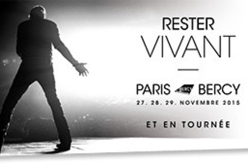 Johnny Hallyday en concerts à Paris Bercy en novembre 2015