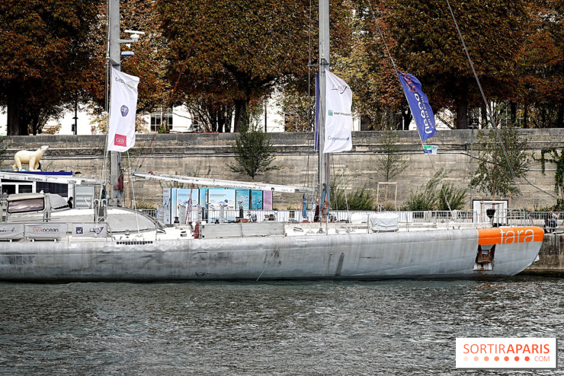 La goélette Tara amarrée à Paris : visites à bord et exposition à quai pour une plongée en Arctique