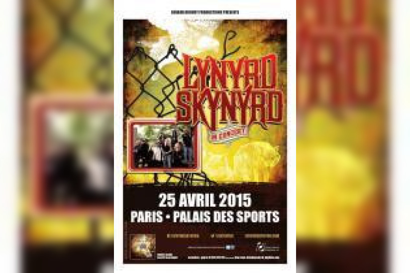Lynyrd Skynyrd en concert au Palais des Sports de Paris en 2015