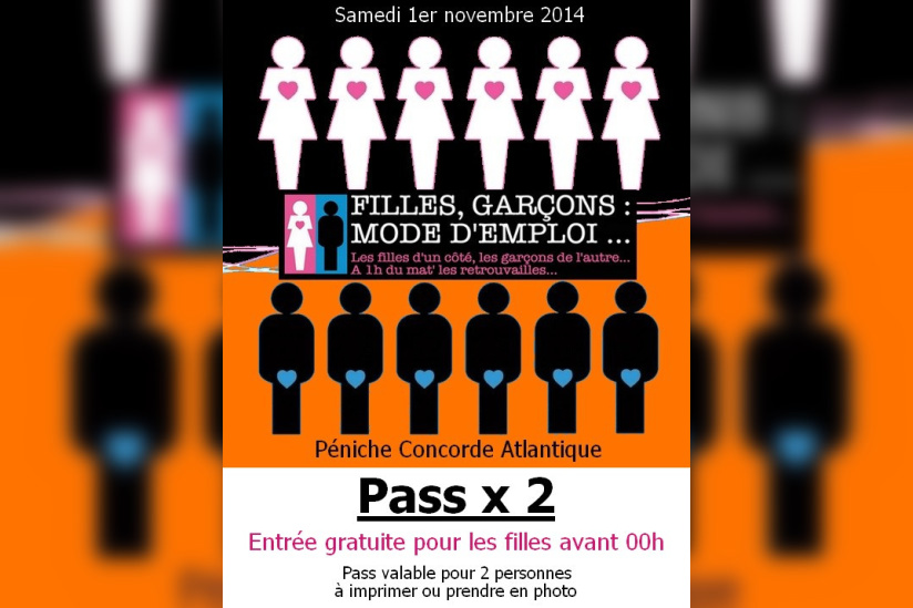 Filles, Garçons : Mode d’Emploi, spécial Halloween 2014 au Concorde Atlantique