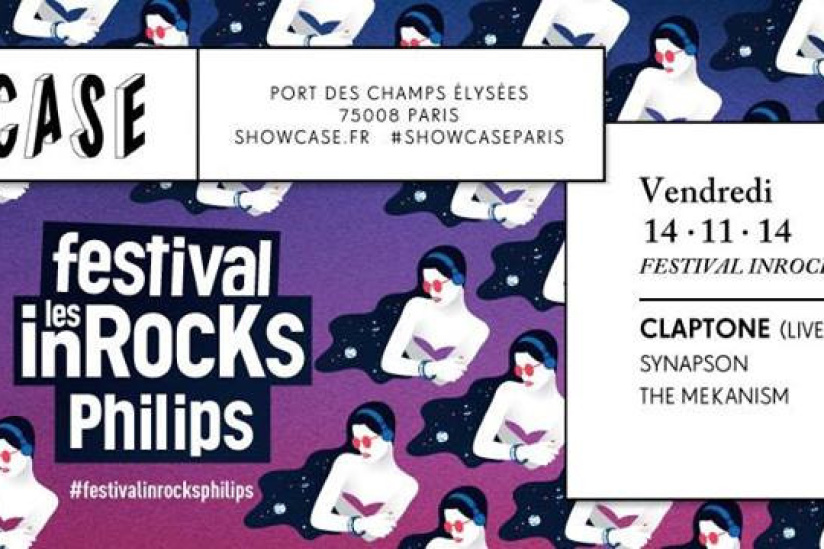 Festival les inRocKs Philips Club au Showcase avec Claptone 