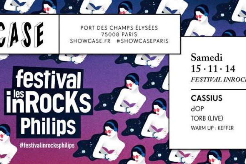 Festival les inRocKs Philips Club au Showcase avec Cassius et dOP 