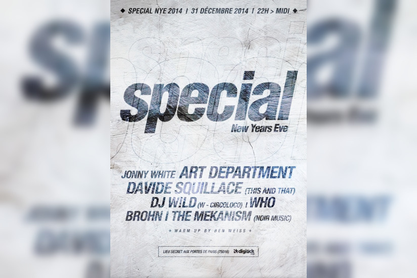 Le réveillon électro 2015 du nouveau label « Special »