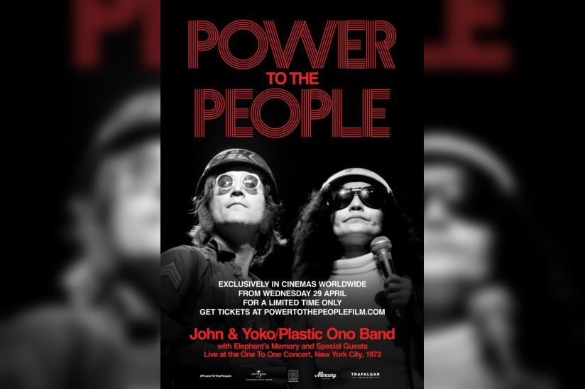 John Lennon et Yoko Ono : le film de leur concert « Power To The People » diffusé au cinéma