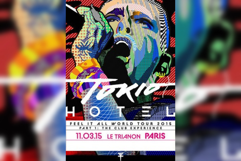 Tokio Hotel en concert au Trianon de Paris en mars 2015