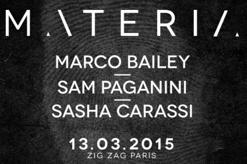 Materia au Zig Zag Club avec Marco Bailey