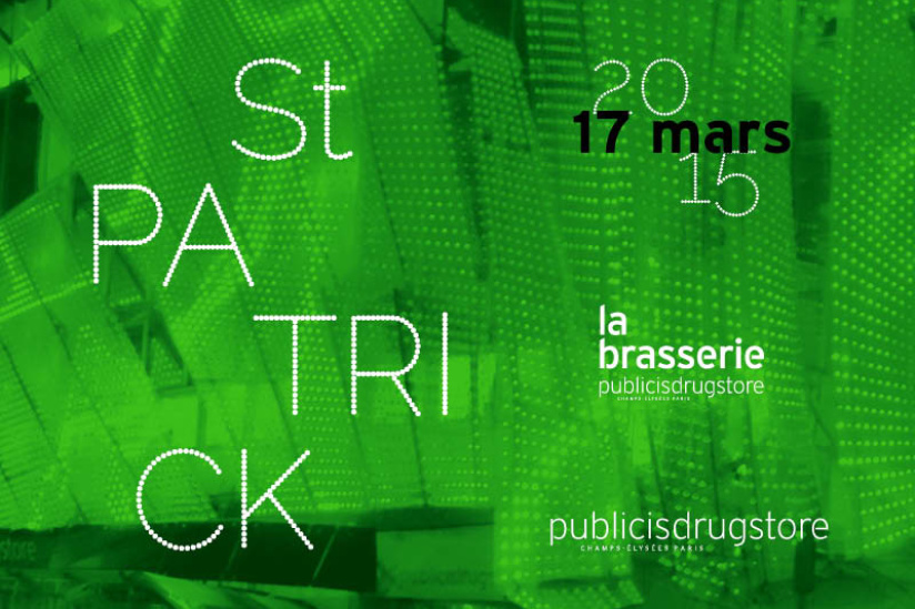 Saint Patrick 2015 au Publicis Drugstore