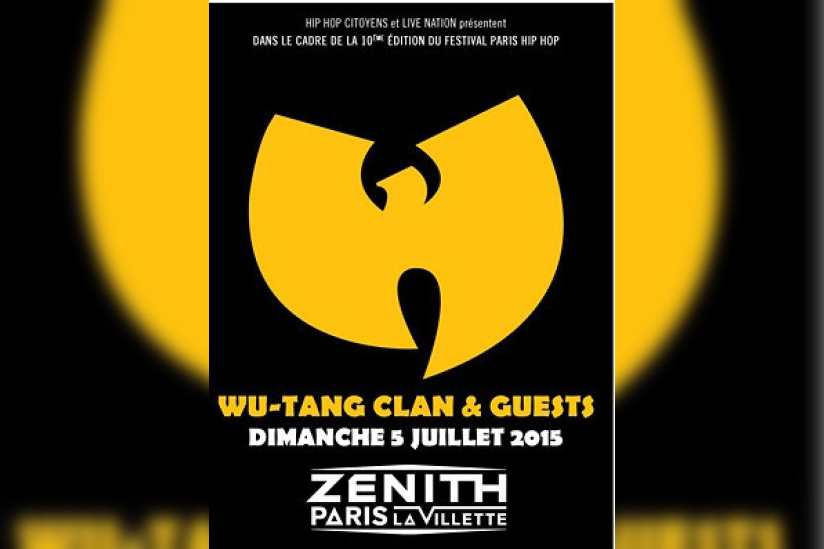 Wu-Tang Clan en concert au Zénith de Paris en juillet 2015 