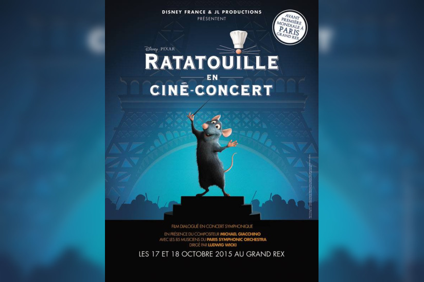 Ratatouille en ciné-concert au Grand Rex de Paris 