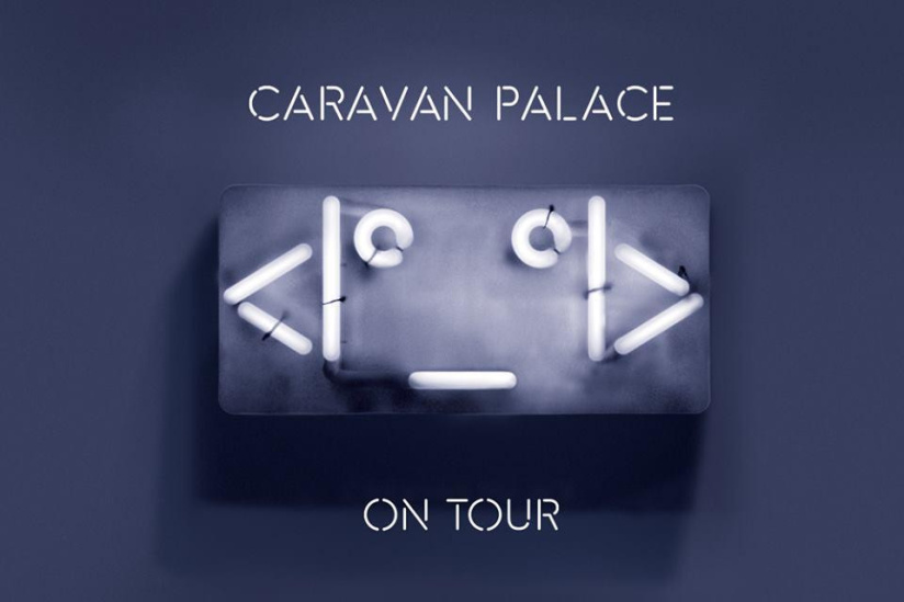 Caravan Palace en concert à l’Olympia de Paris en novembre 2015 
