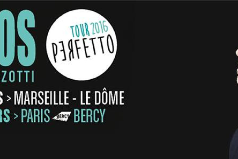 Eros Ramazzotti en concert à Paris Bercy Arena en mars 2016
