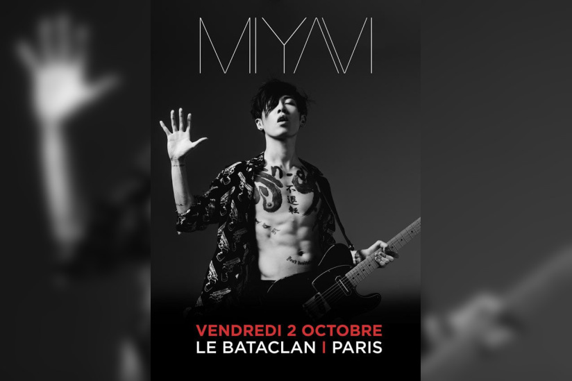 Miyavi en concert au Bataclan de Paris en octobre 2015