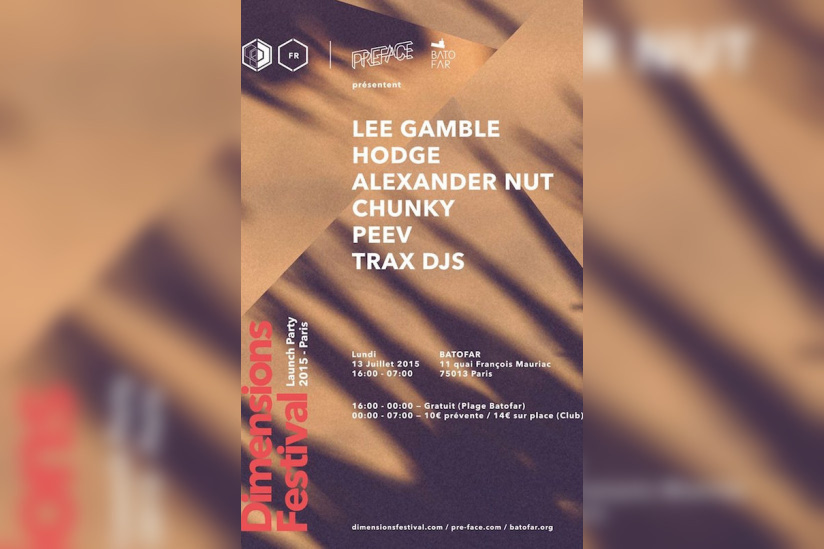 Dimensions Festival Launch Party Paris 2015 au Paris