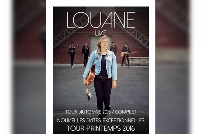 Louane en concert au Zénith de Paris en mai 2016