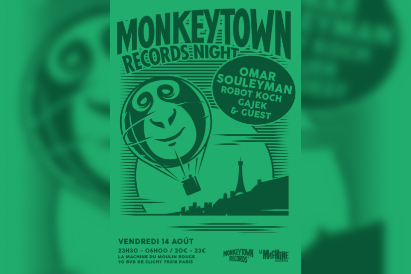 Monkeytown Records Night à la Machine avec Omar Souleyman