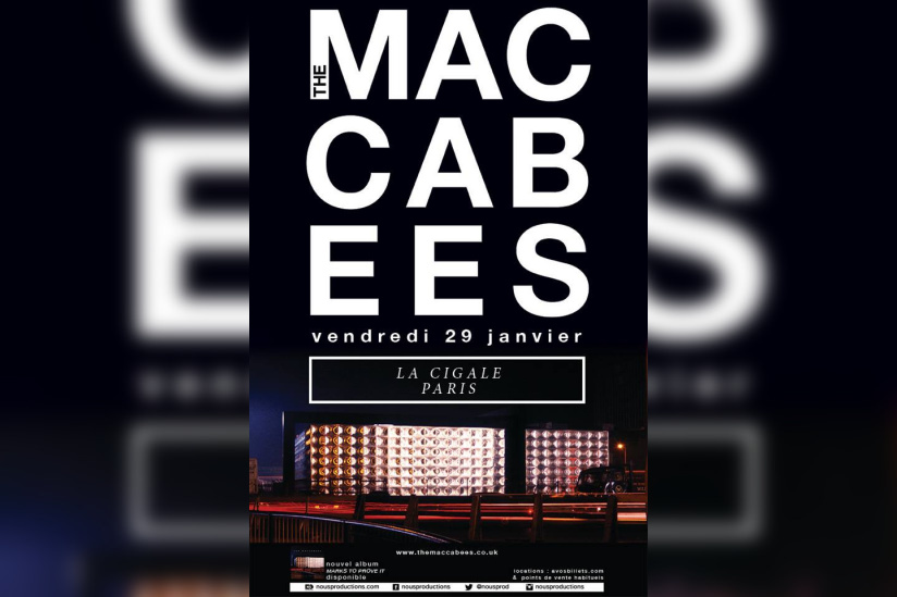 The Maccabees en concert à La Cigale de Paris en 2016