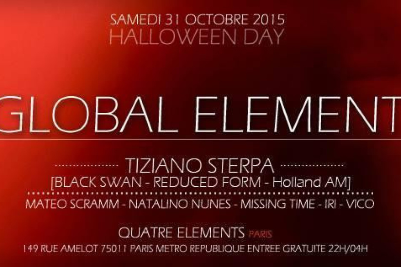 Global Element "Halloween Day 2015" au 4 Elements
