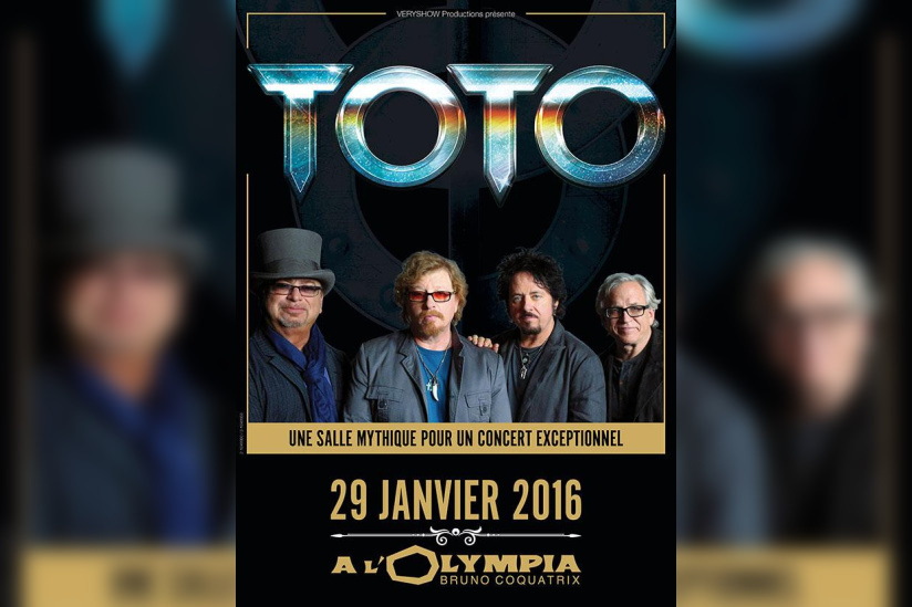 Toto en concert à l'Olympia de Paris en 2016