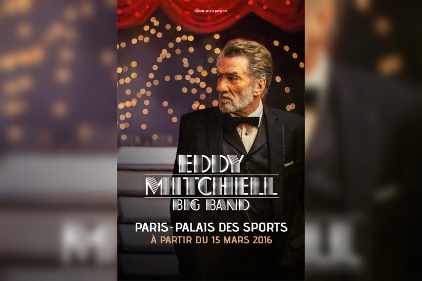 Eddy Mitchell Big Band en concerts au Palais des Sports de Paris en 2016