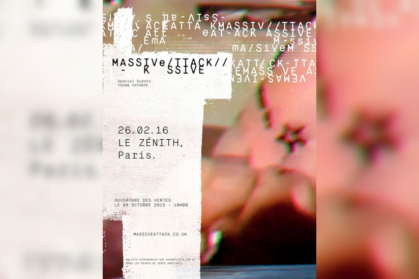 Massive Attack en concert au Zénith de Paris en 2016