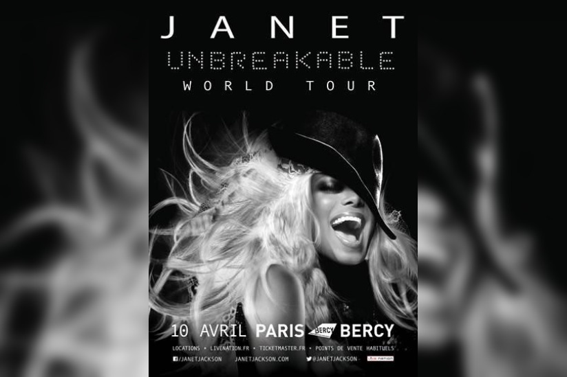 Janet Jackson en concert à Paris Bercy Arena en 2016