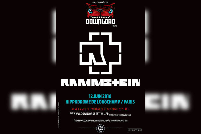 Download Festival 2016 à Paris : Rammstein en concert à l’Hippodrome de Longchamp
