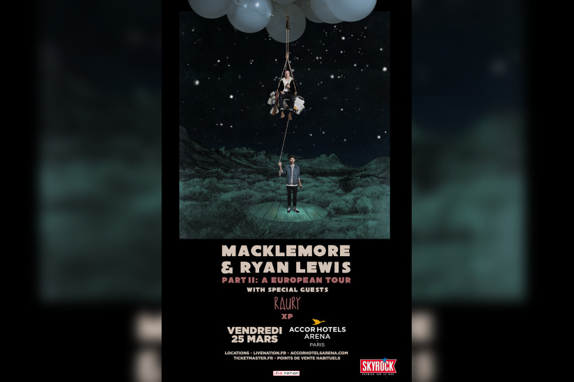 Macklemore & Ryan Lewis en concert à l’AccorHotels Arena de Paris en 2016