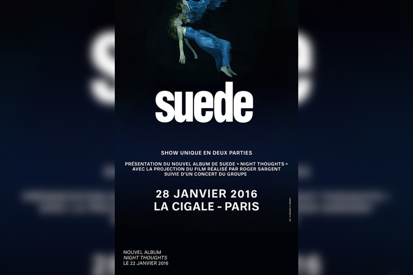 Suede en concert à La Cigale de Paris en 2016 