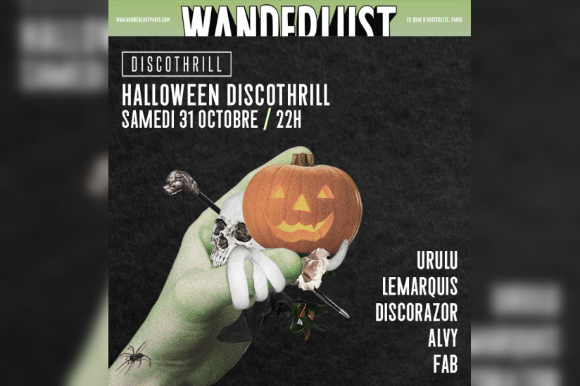 Halloween 2015 au Wanderlust : Discothrill