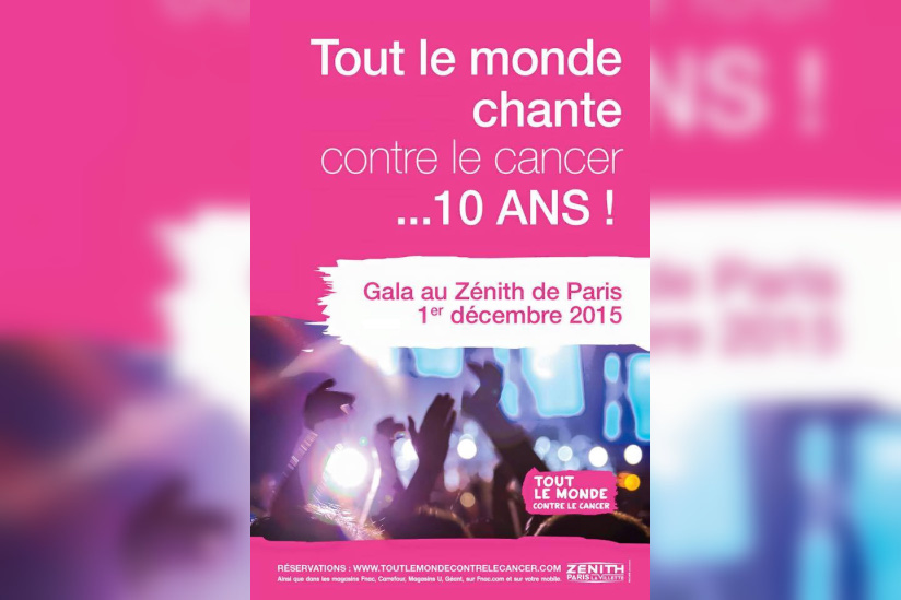 Tout le monde chante contre le cancer au Zénith de Paris : Gala de Noël 2015