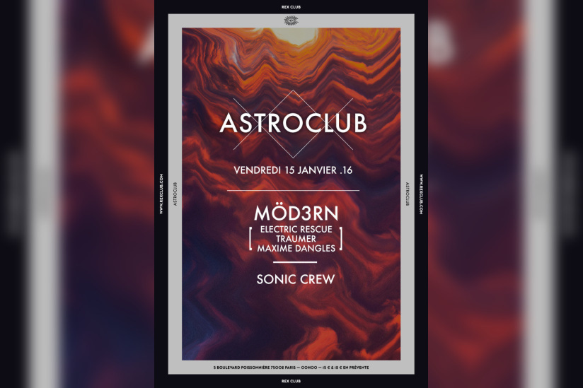 Astroclub au Rex Club avec Modern