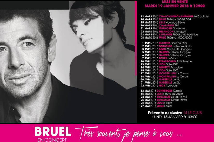 Bruel chante Barbara au Théâtre Mogador à Paris